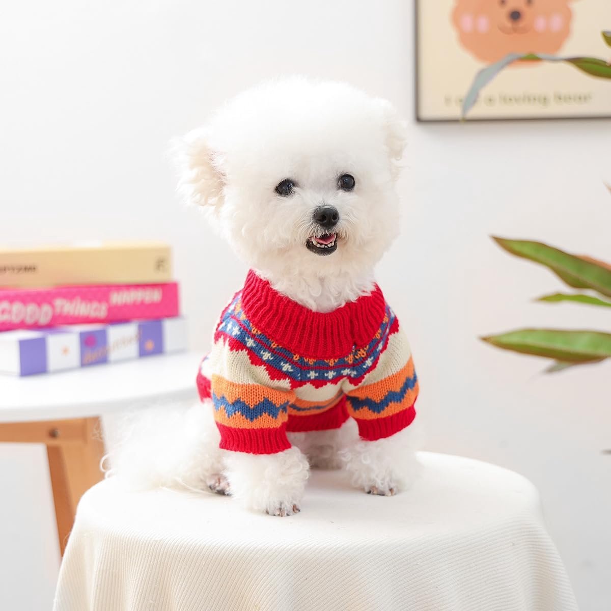 Dog Coat - Dog Sweater - Sweater for Small Dogs - Dog Sweater - Winter Knitted Sweater - Warm and Lightweight Cat Sweater - Perfect for Chihuahuas — image 3