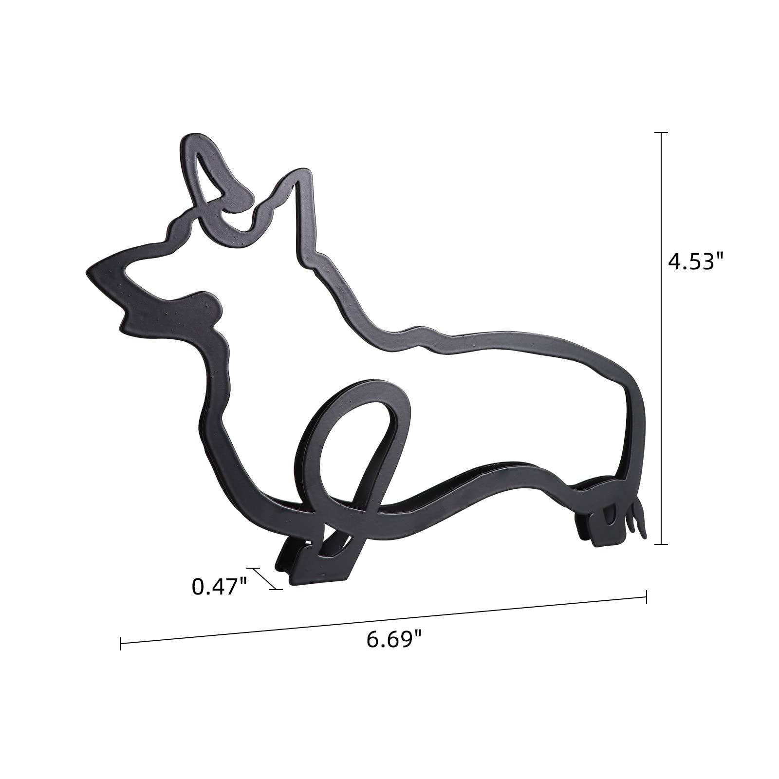 Metal Dog Minimalist Art Wall Sculpture, Minimalist Abstract Dog Line Wall Art, Modern Minimalist Home Decoration Minimalis — image 5