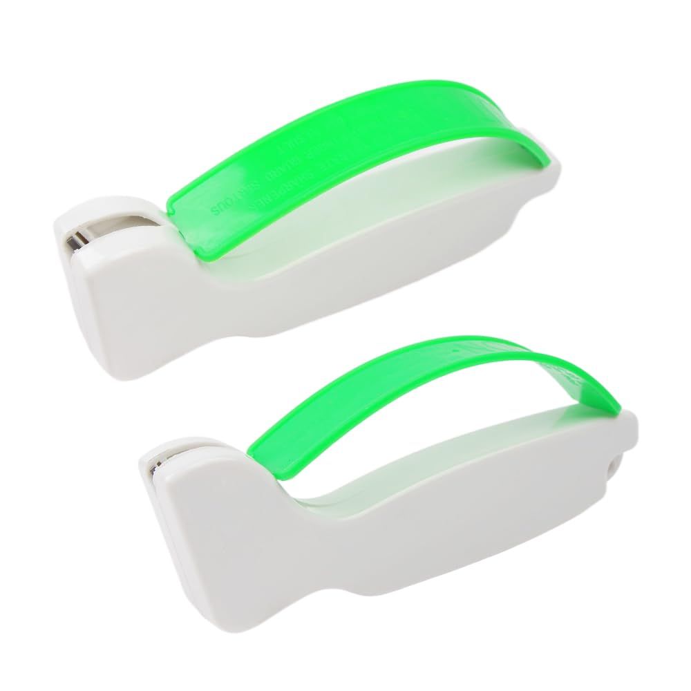 2 pcs Portable Knife Sharpener, Scissors Blade Sharpeners Kitchen Sharpening Tools Handheld Pocket Knives Sharpener For Outdoor