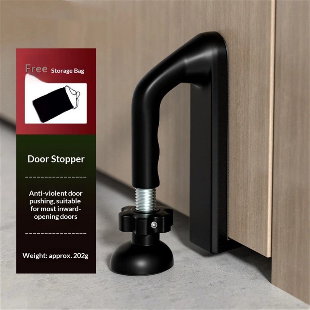 Portable Door Lock for Travel, Door Stopper Security for Hotels/Apartments - Reinforced Locking Device for Extra Safety for Women, Solo Travelers & — image 2
