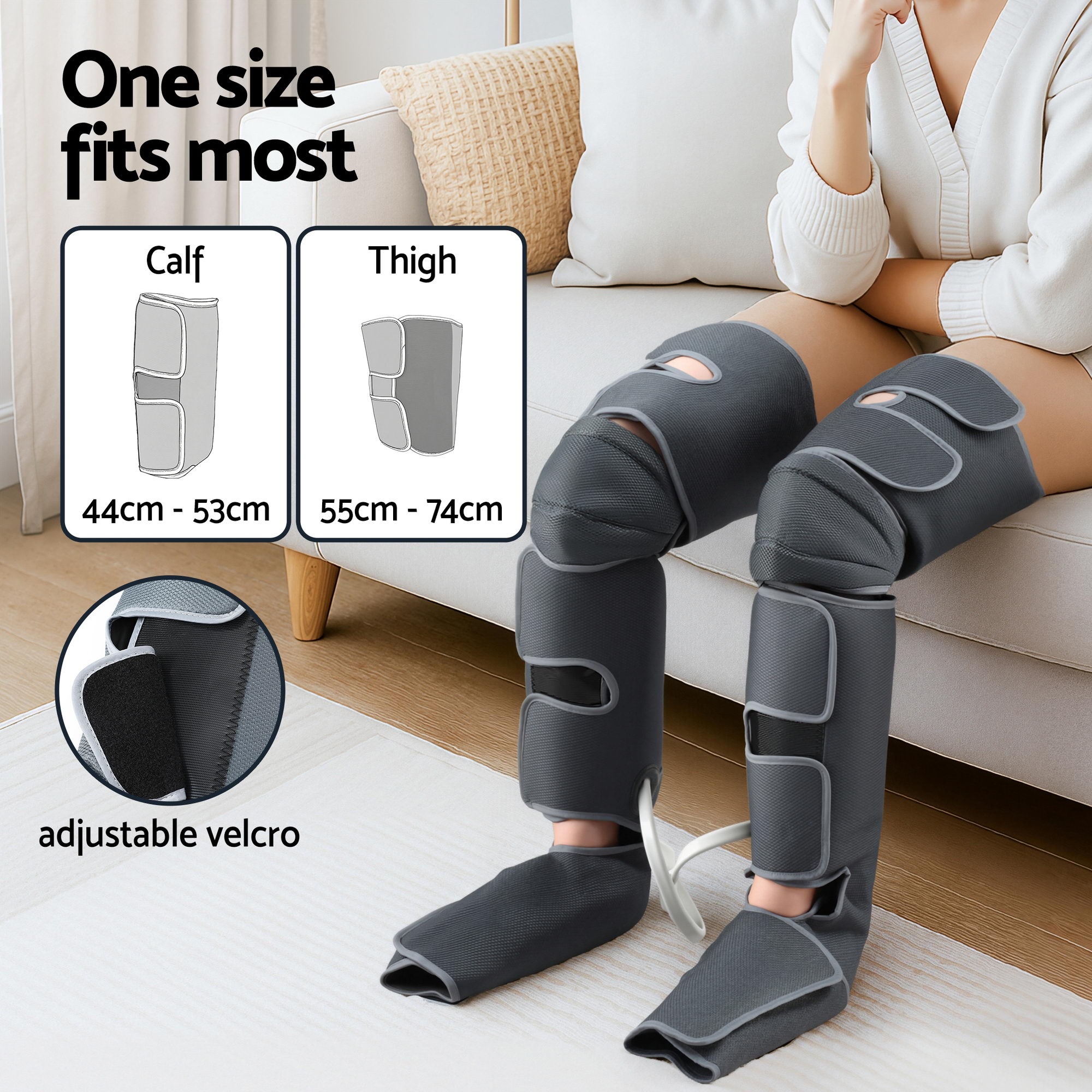 Livemor Leg Foot Massager Air Compression With Back Neck Massager Heat โ image 6