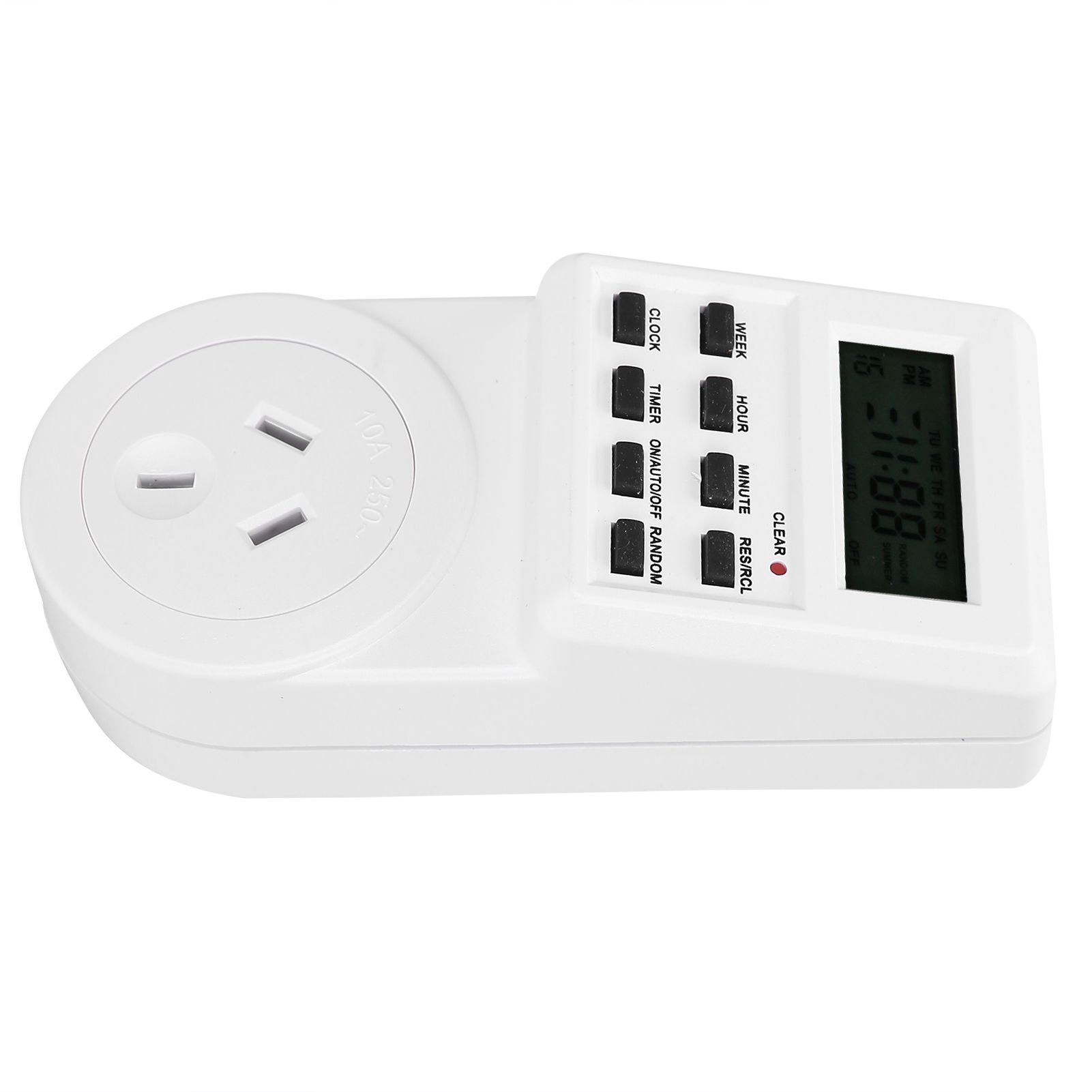 Timer Switch Plug Intelligent Programmable Outlet Timer Socket for Electrical Appliance(TST01AU Plug 240V) — image 2