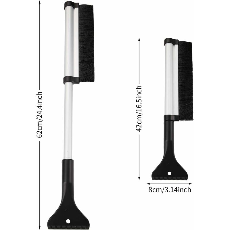 Snow Brush, 2 In 1 Ice Scraper Snow Brush Snow Broom Brush For Car Truck Windshield โ image 4