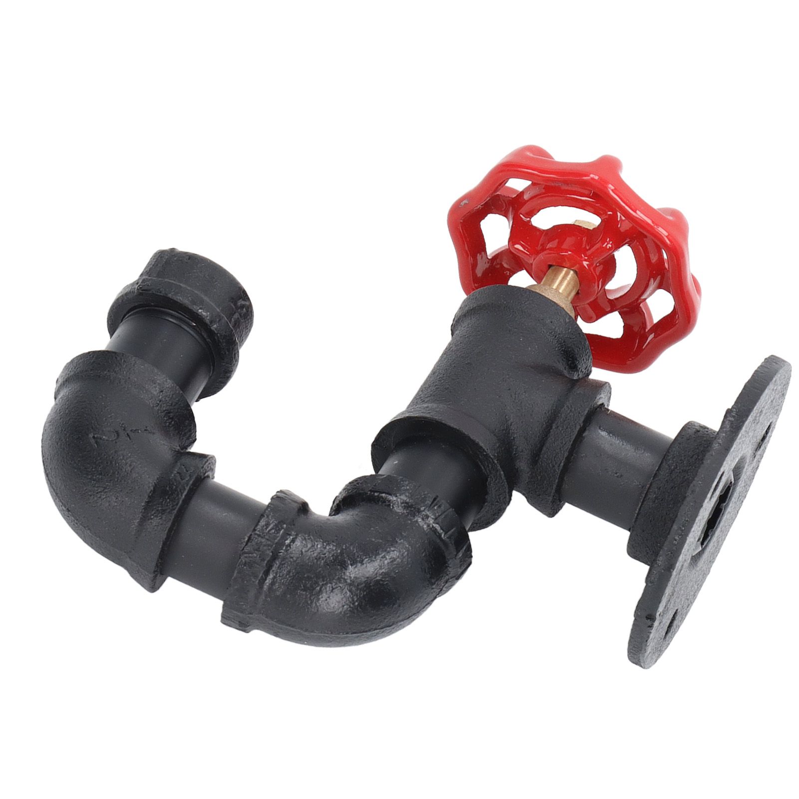 Industrial Pipe Coat Hook Rack Heavy Duty Rustic Hat Robe Towel Wall Mounted Holder Hanger Type B — image 5