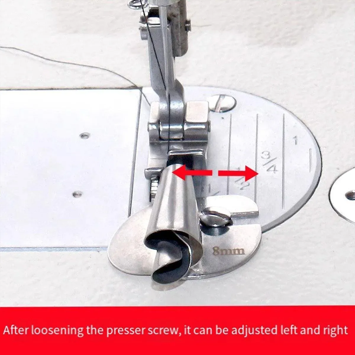 Household Sewing Machine Attachment Spiral Flanger Towel Fabric Puller Tool — image 5