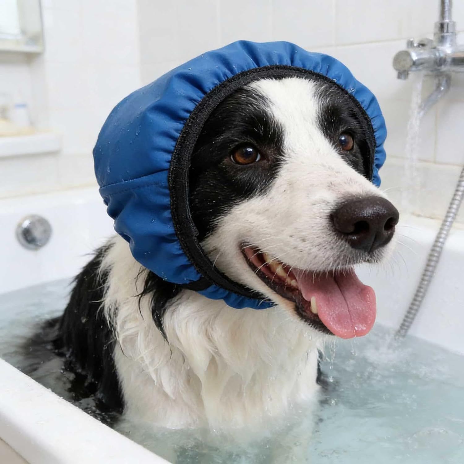 Cat bath waterproof earmuffs, pet swimming bath waterproof protective earmuffs, dog sleeping noise reducing earmuffs, (L) — image 4