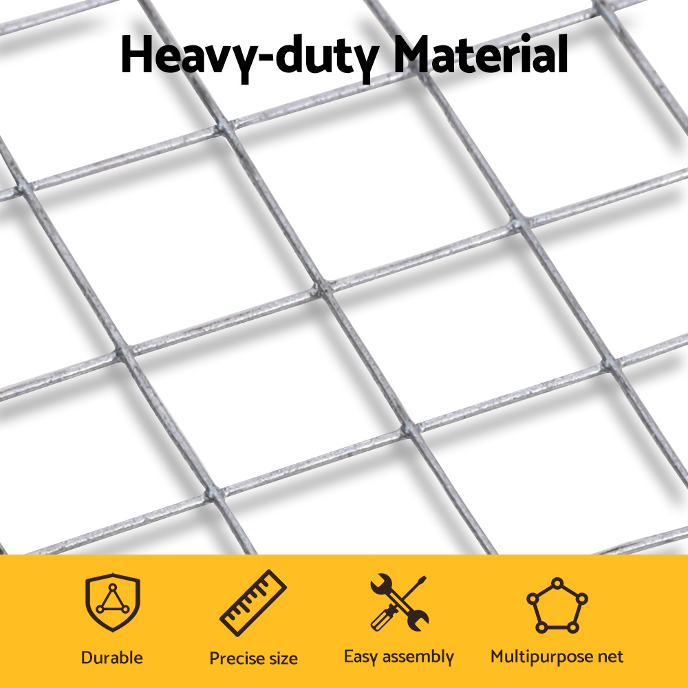 i.Pet Poultry Chicken Fence Pet Netting Wire Mesh Roll Duck Goose Coop 15Mx120CM โ image 3
