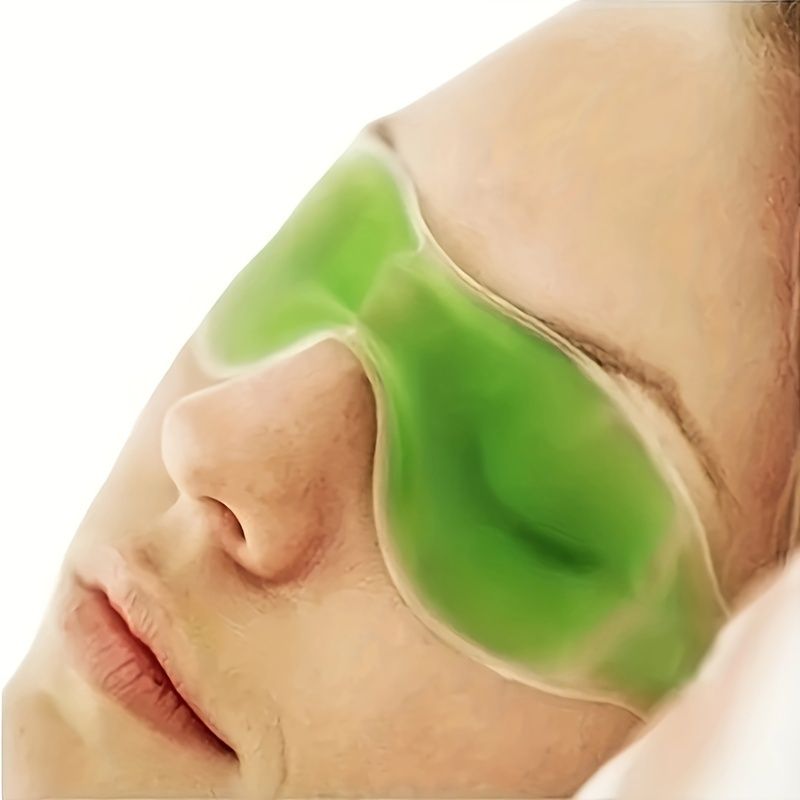 New Type of Gel Eye Mask for Dark Circles, Cooling Eye Goggles for Tired Eyes And Providing Refreshing Care Green — image 4