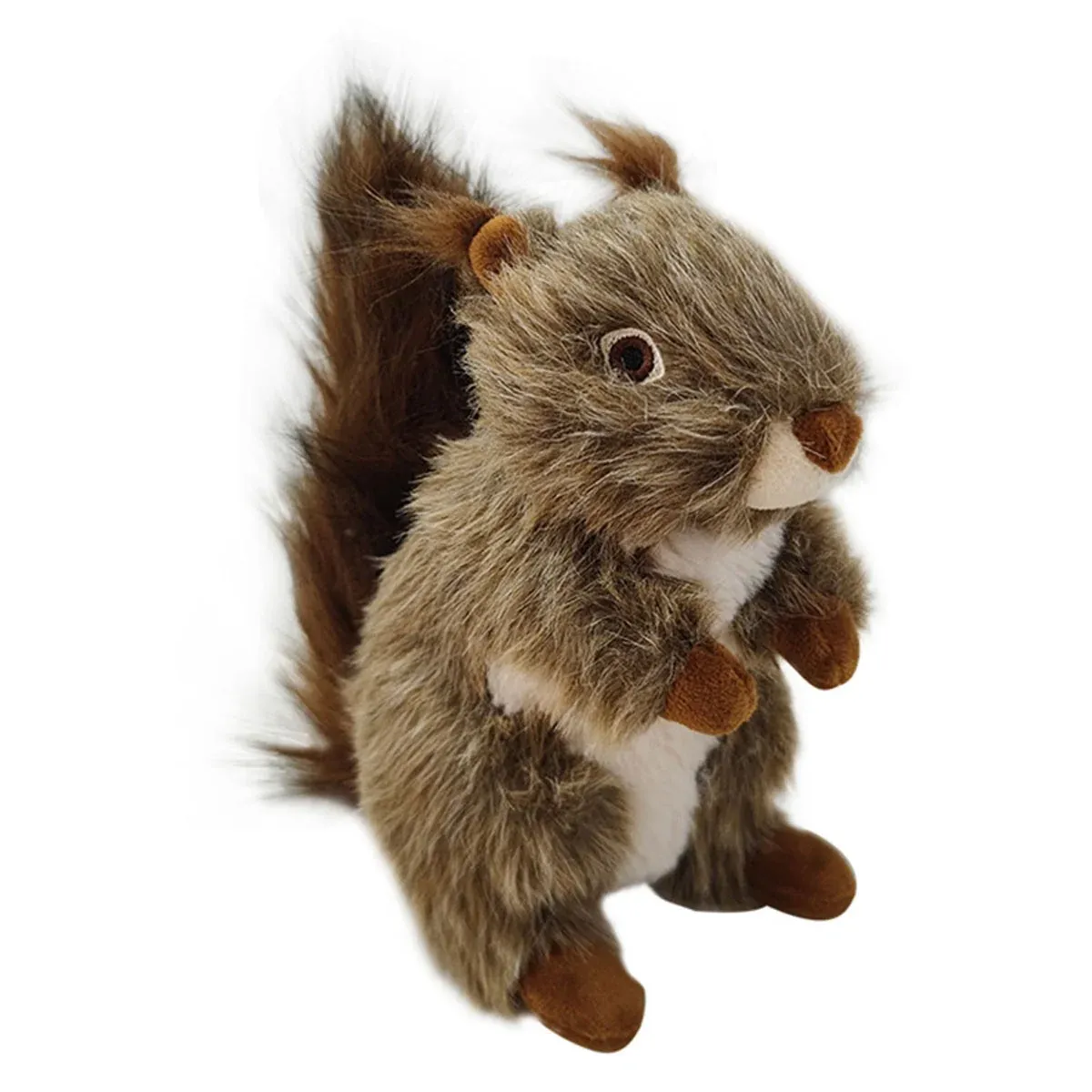 Simulation Squirrel Plush Dog Toy Interactive Squeaky Chew for Puppies — image 2