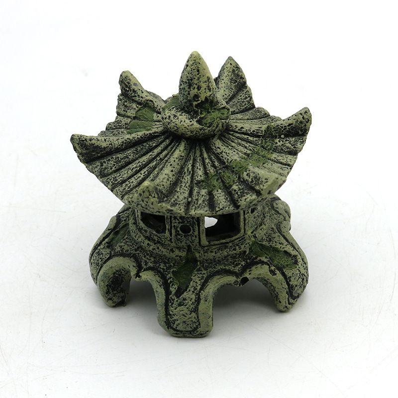 Aquarium Breeding Cave Shrimp Shelter Pavilion Aquarium Decor Landscape Ornament Breeding Hiding Spots Holes Fish — image 2