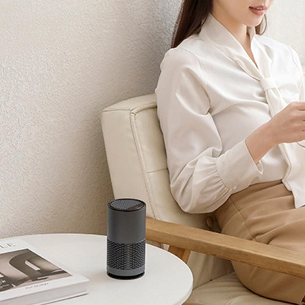 Portable Negative Ion Air Purifier Air Cleaner for Car Home Bedroom Grey โ image 4
