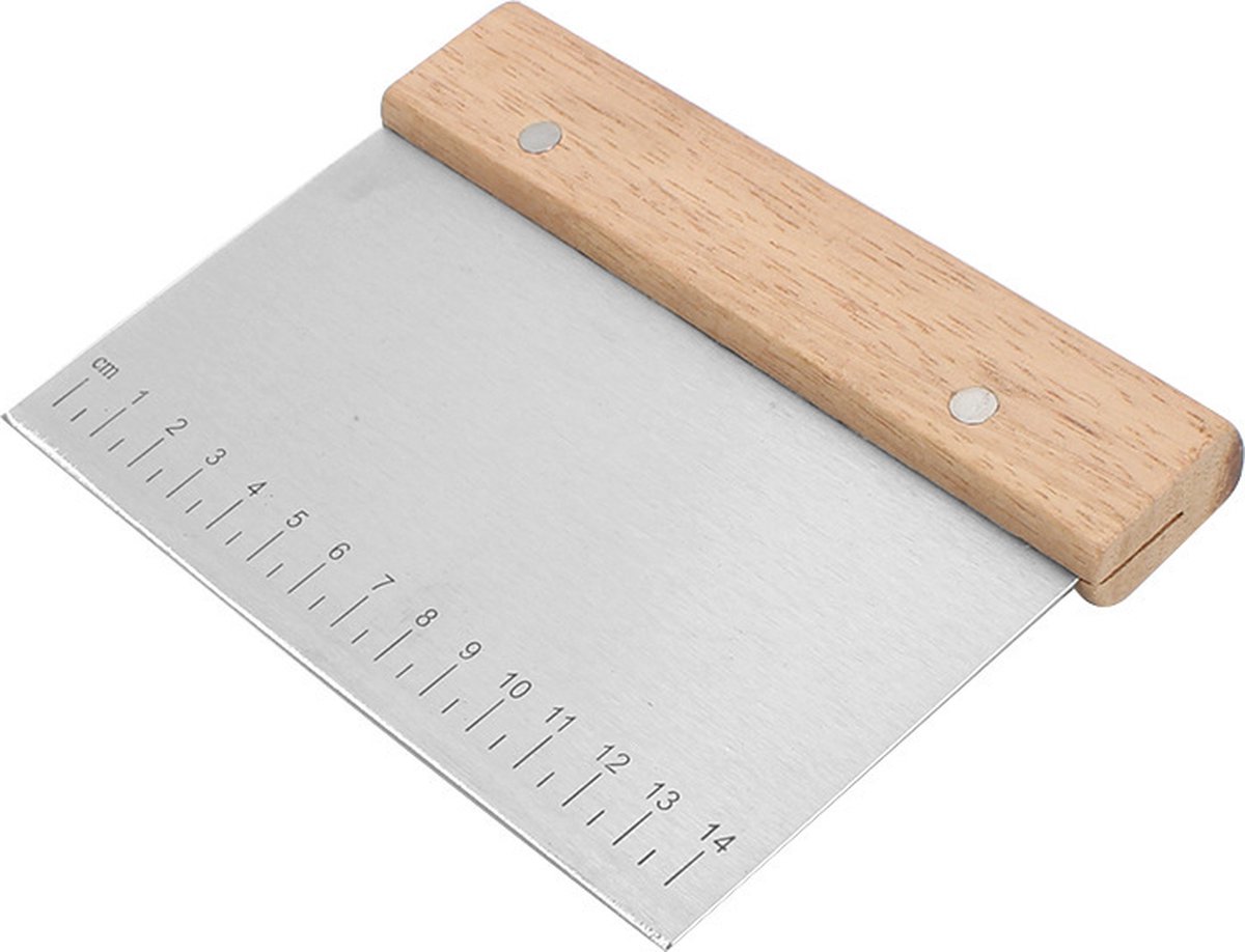 Dough Scraper - 2 Pieces - Dough Scraper - Dough Cutter - Cake Scraper - Semi-Round Dough Cutter - Fondant Scraper - Pizza Knife - Cake Scraper - Pie Scraper — image 3