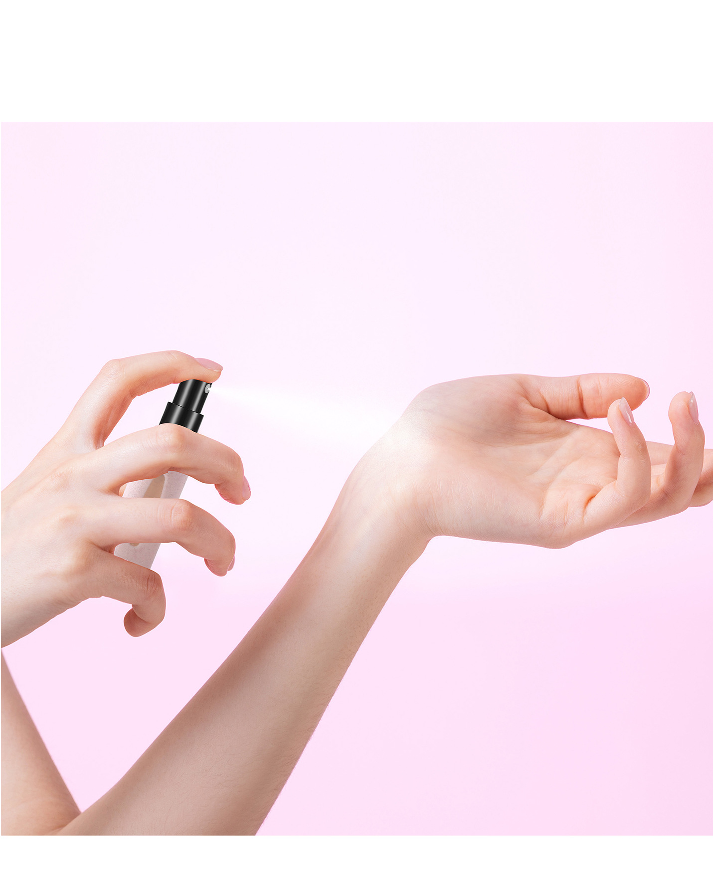 Pink 3 Pack Plush Perfume Atomiser Keychain - 5ml Portable Refillable Spray Bottle with Pom Bag Charm โ image 4