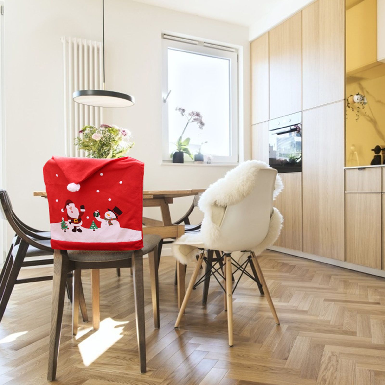 Non Woven Chair Set Cartoon Snowman Stool Set โ image 2