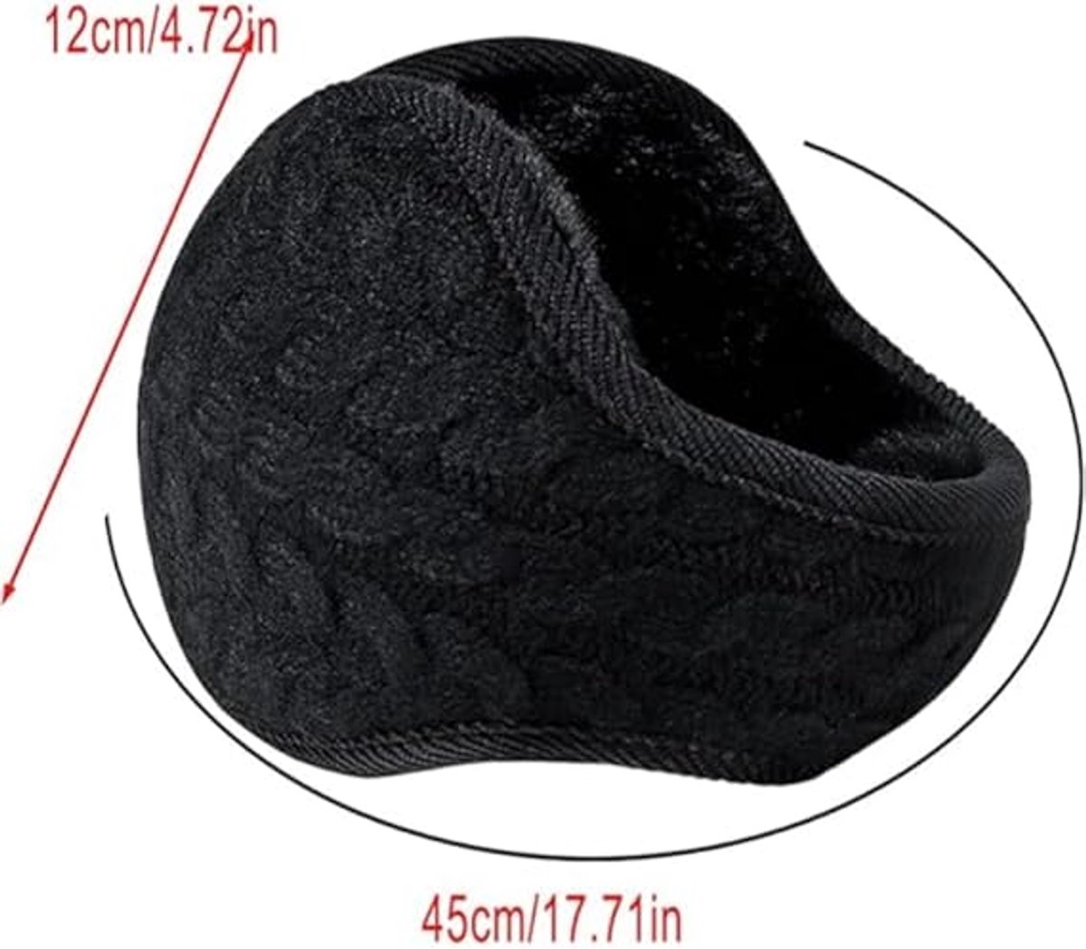 Earmuffs - Fleece Earmuffs - Knitted Earmuffs - Earmuffs for Adults - Warm Earmuffs - Warm Winter Earmuffs - Foldable - Unisex, Suitable for Outdoor Activities โ image 4