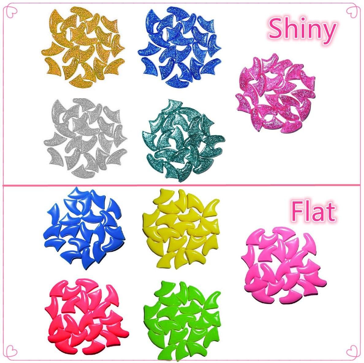 100PCS Anti Scratch Paw Covers for Cats and Kittens Nail Protector Soft Paw - Flat-S — image 5