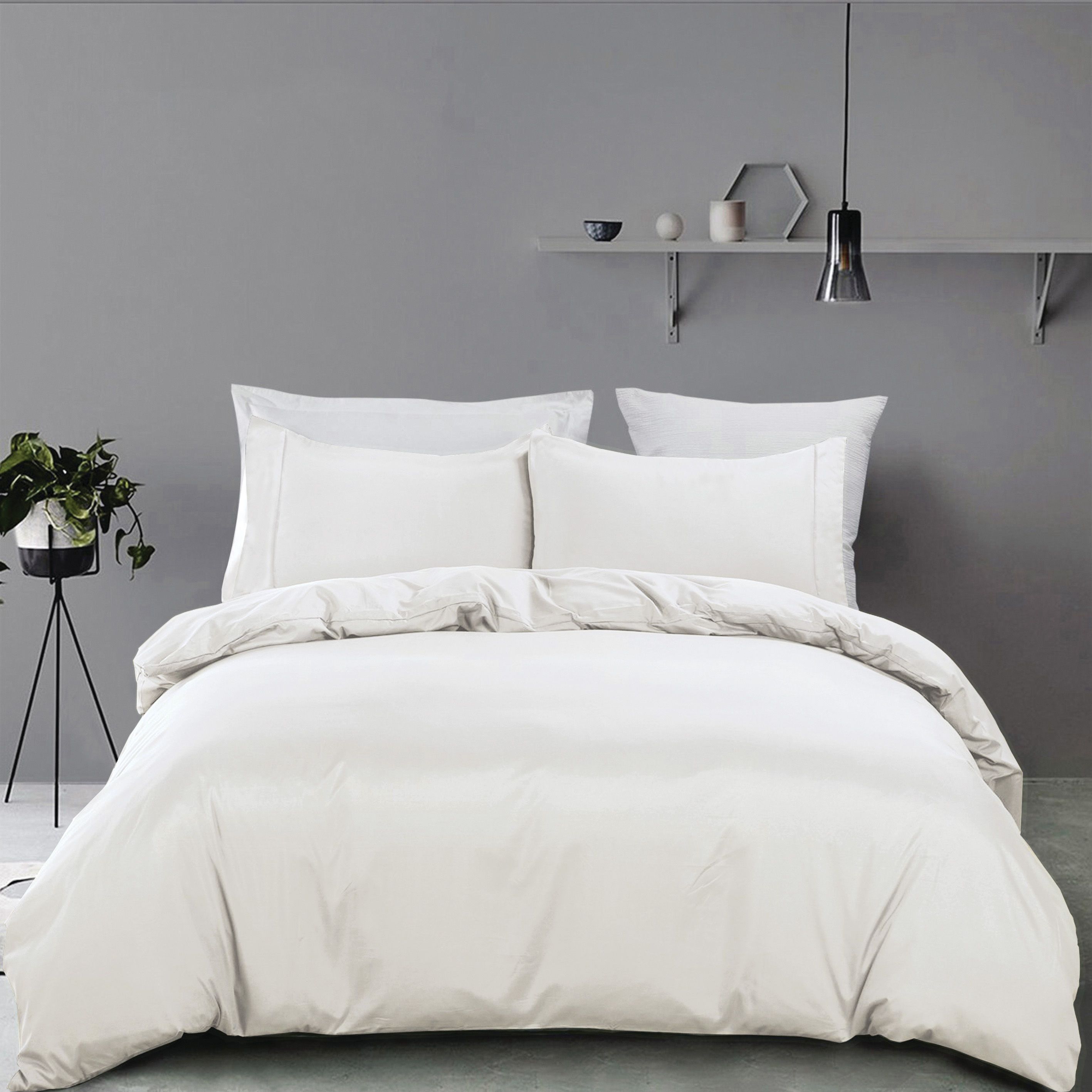 3 Piece Hotel Soft Microfiber Quilt Cover Set-2000TC Duvet/Donna Cover Set & Pillowcases -1 Quilt Cover Zipper Closure & 1 x Pillowcases-Breathable Bedding — image 6