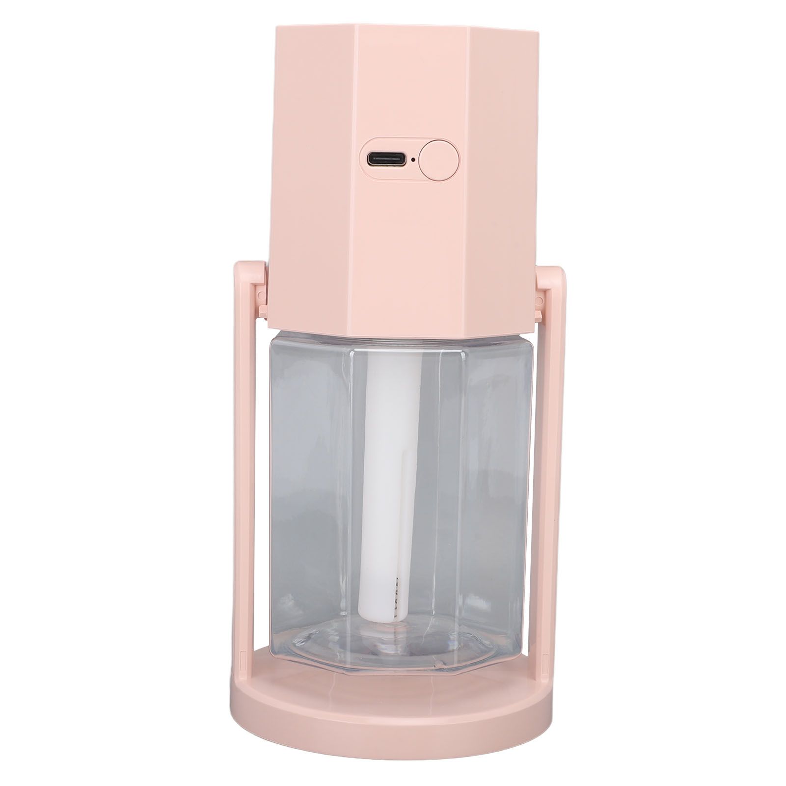 USB Desktop Humidifier Multifunctional Quiet Colorful Ambient Light Portable Small Humidifier for Car Home Bedroom Office Pink โ image 6