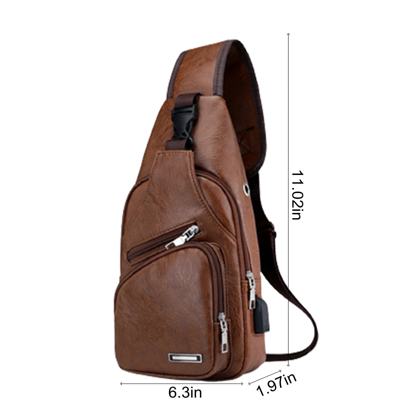 Sling Bag for Women, Crossbody Sling Backpack Small Sling Bag Multipurpose Crossbody Shoulder Bag Travel Hiking Backpack, Sling Bag for Men #3-Khaki — image 3
