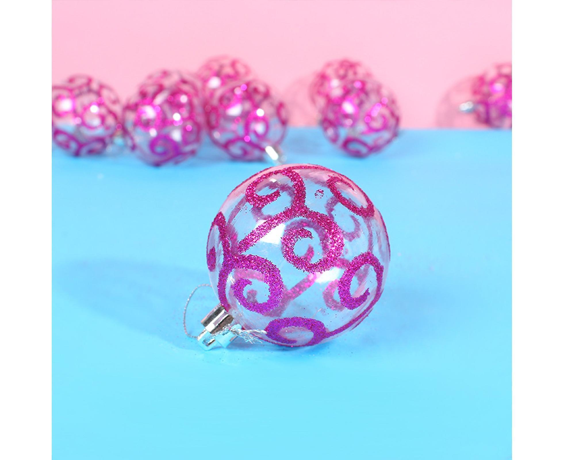 9Pcs Xmas Tree Balls for Home-Purple — image 3