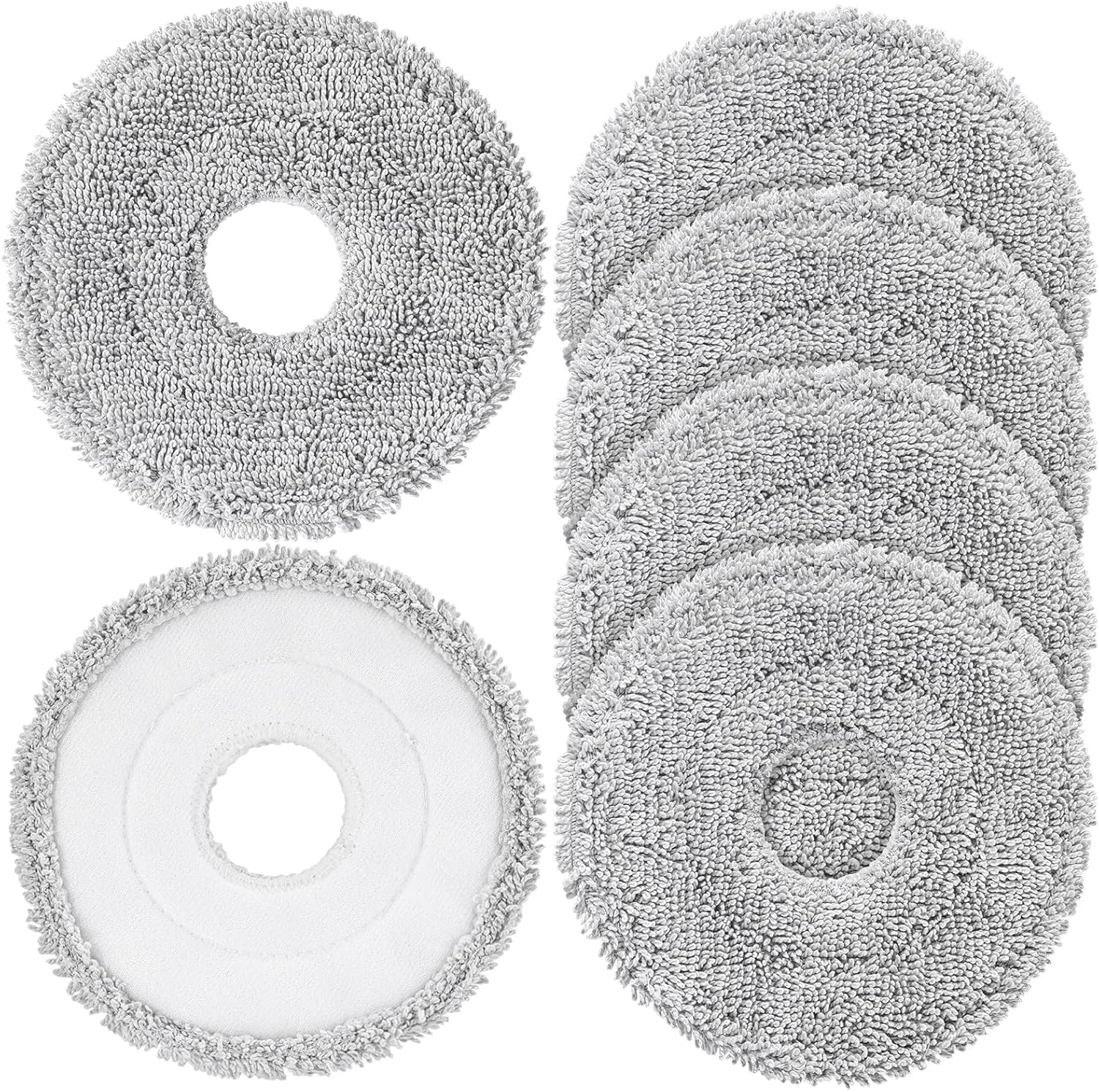 6-Pack Mop Pads for Dreame L40 Ultra/X40 Ultra/X50 Ultra/L50 Ultra/L10S Ultra/ L10s Pro Ultra Heat/L10S Ultra Gen2/L40S Ultra/X30 Ultra/L10 Ultra Robot Vacuum