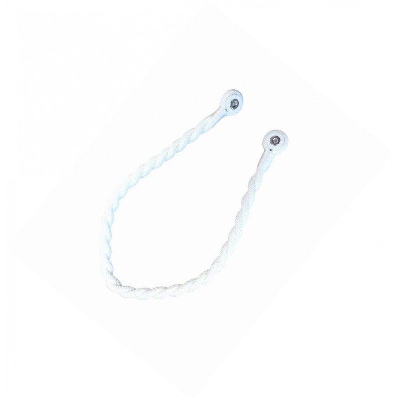 Magnetic weaved rope tieback Off White โ image 2
