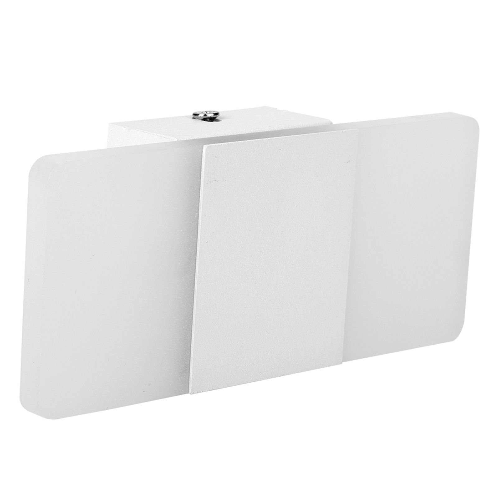 LED Acrylic Indoor Room Wall Mounted Sconce Light Bed Night Lamp (Warm Light & White L) — image 4