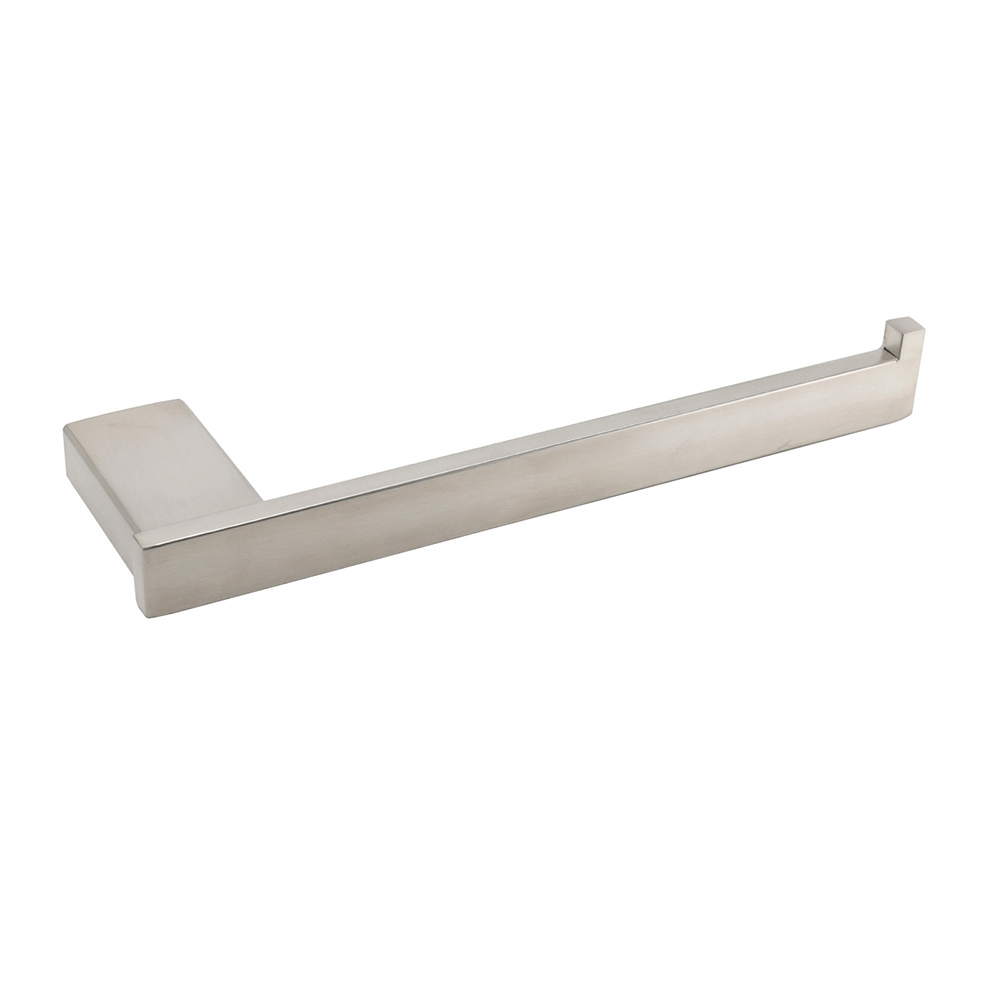 Brushed Nickel Bathroom Cubic Square Towel Rack Clothes Wall Mounted Holder Kit