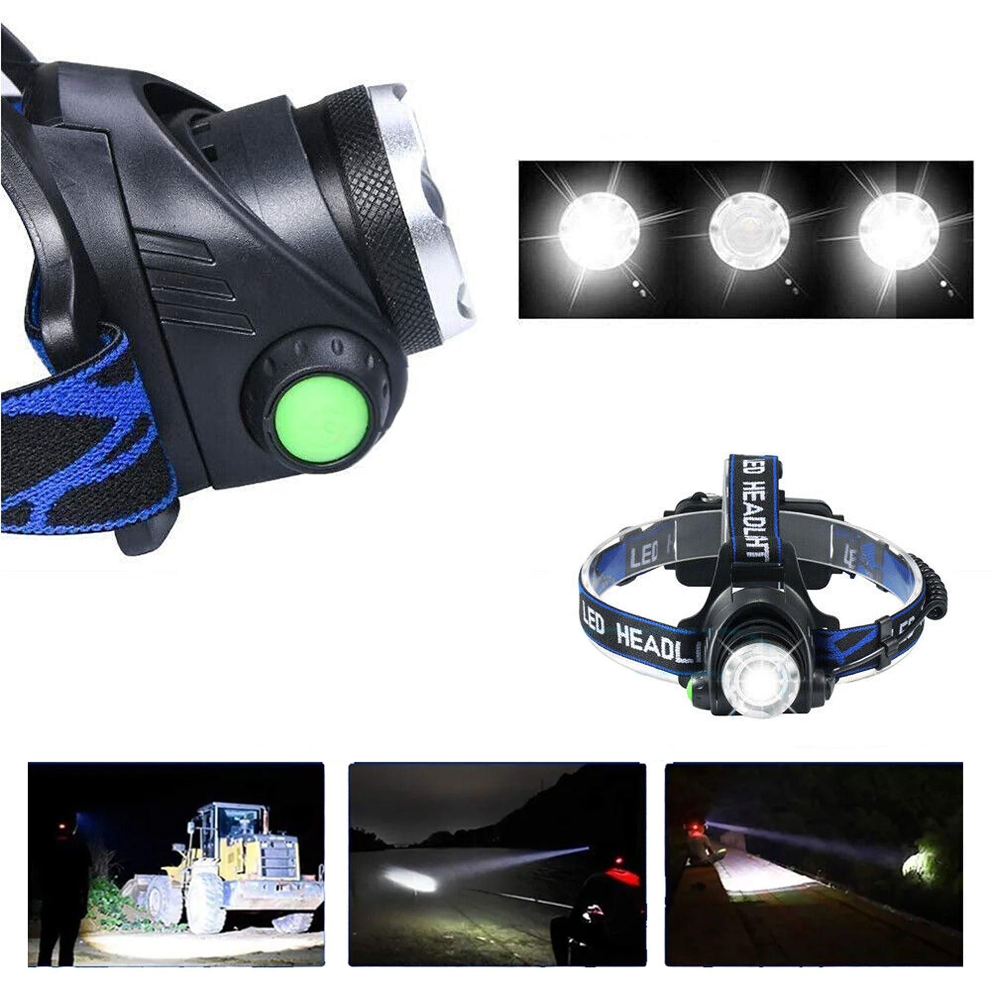 Rechargeable LED Headlamp Light Flashlight Head Torch Lamp โ image 3