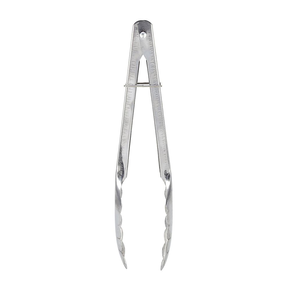 9" Stainless Steel BBQ Clip Buffet Food Tongs Bread Steak Kitchen Serving Clamp Tools โ image 3