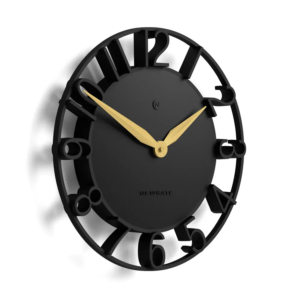Newgate Time Traveller Wall Clock-Black — image 3