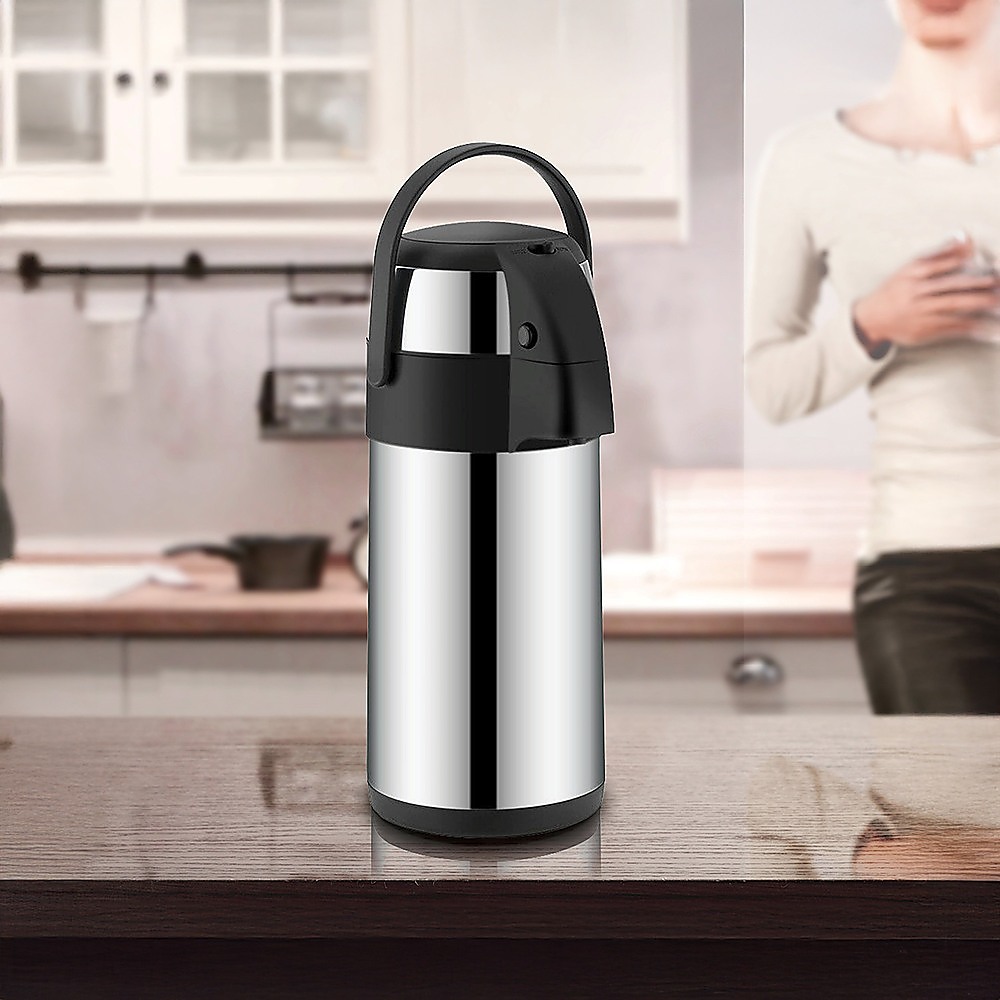 Air Pot for Tea Coffee 5L Pump Action Insulated Airpot Flask Drink Dispenser — image 2