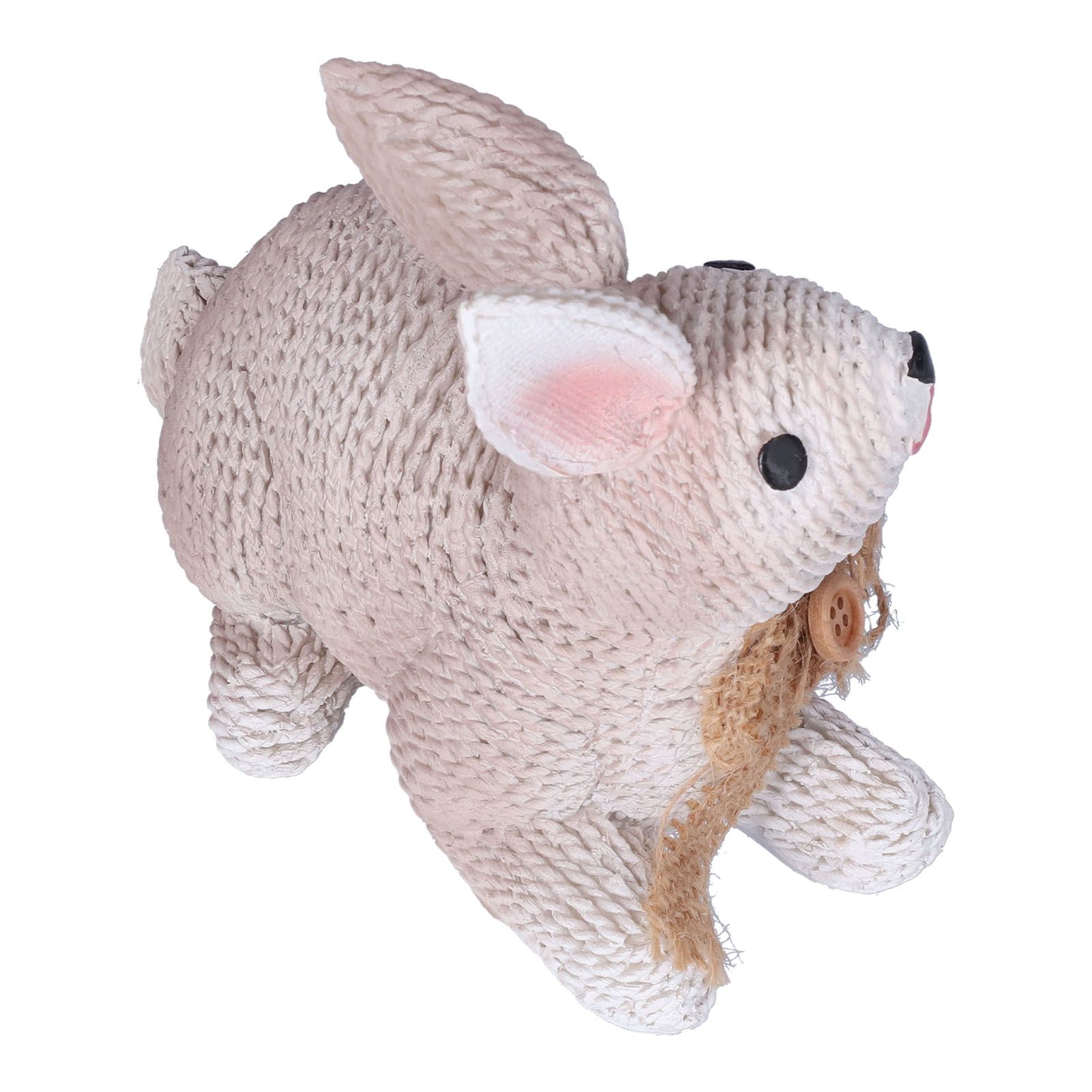 Rabbit Sculpture Simulation Resin Rabbit Ornament Environmentalliy Friendly and Durable for Family and BedroomRabbit A — image 2