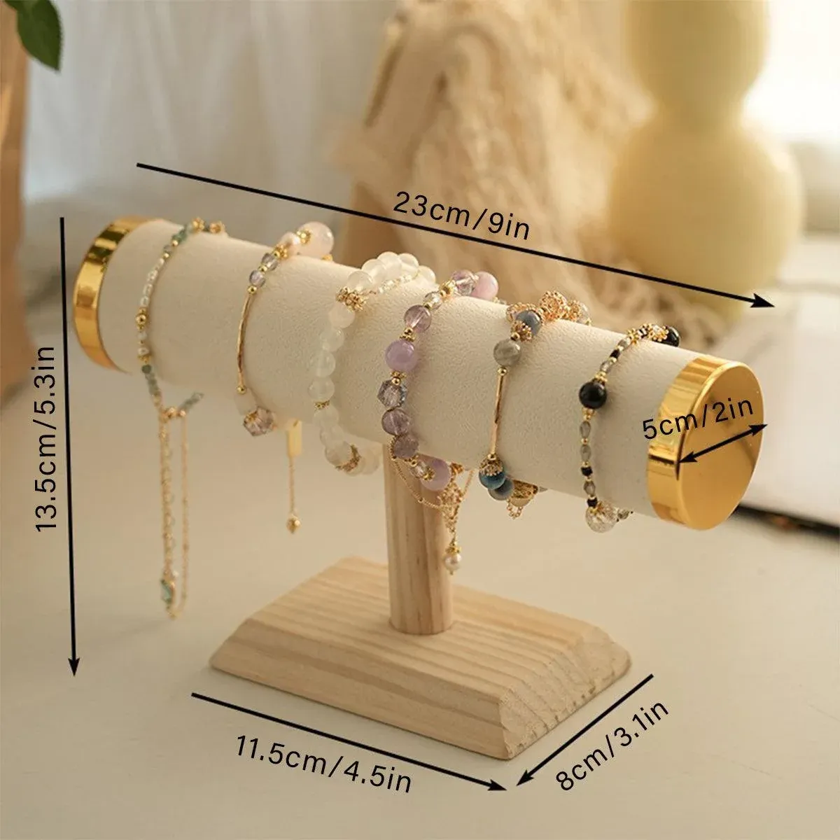 Jewellery Display Stand Bracelet Bangle Holder Storage Rack Desktop Organizer — image 3