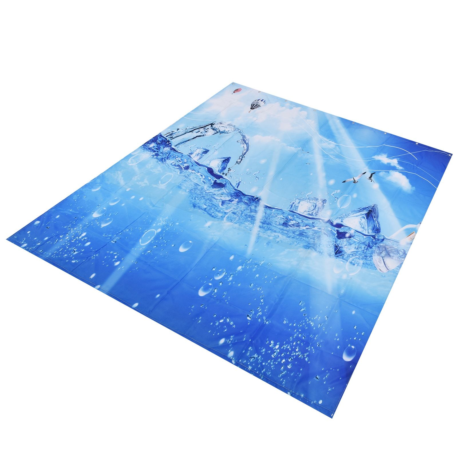 Shower Curtain Polyester Fiber Waterproof Colorful Printing with 12pcs Hook for Home Bathroom180x 200cm โ image 6