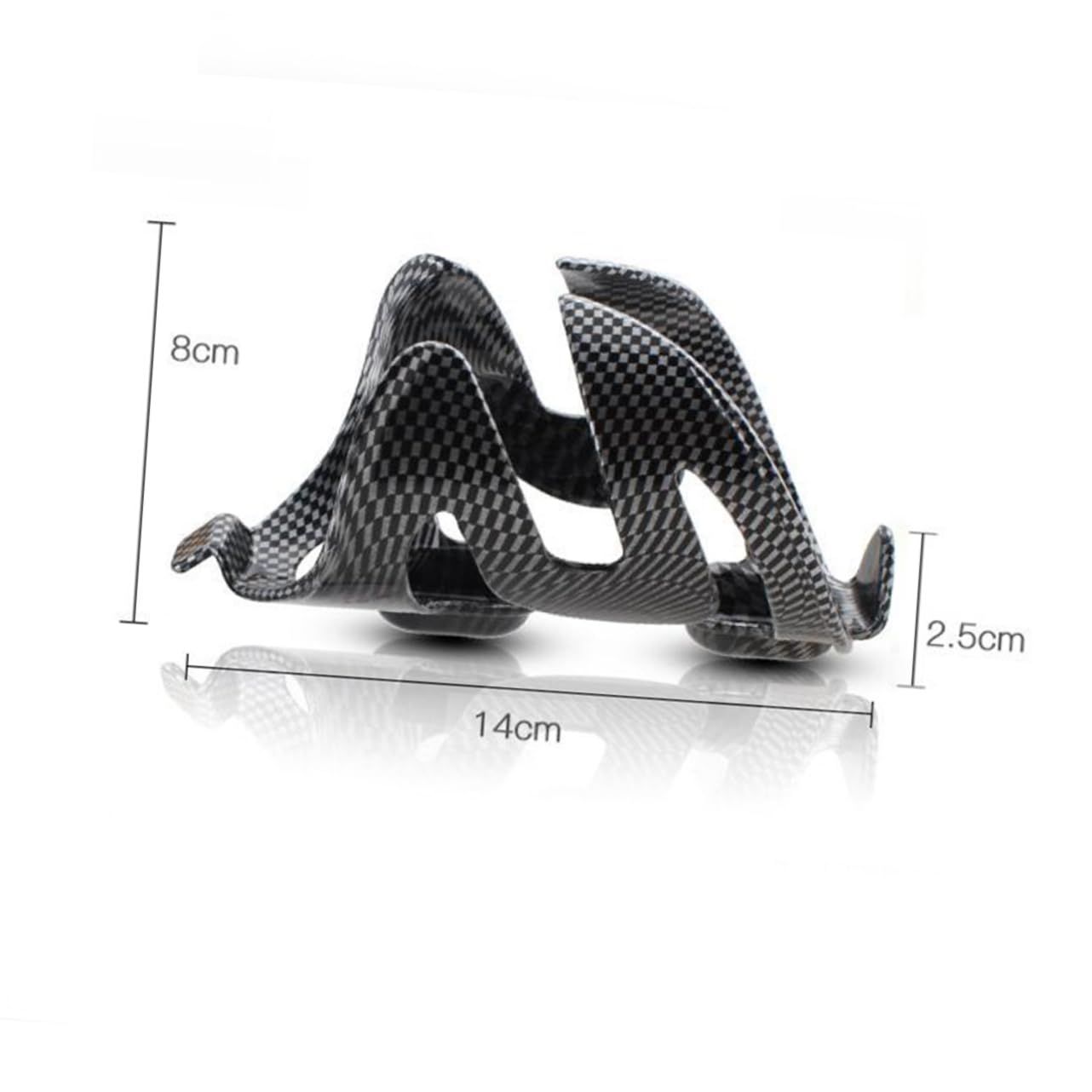 2pcs Bicycle Bottle Cage Bikes Cycle Bottle Rack Bicycles Water Bottle Holder Cup Holder Carbon Fiber Water, Medium, Black โ image 2