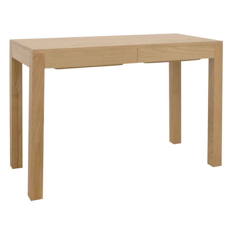 Amsterdam 2 Drawer Solid Mindi Wood Sofa Table (Natural) โ image 3