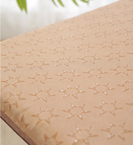 Dark brown Bamboo Chair Cushions Summer Car Seat Cushion Seat Pad, Breathable Anti-Slip Size 50X50cm โ image 4