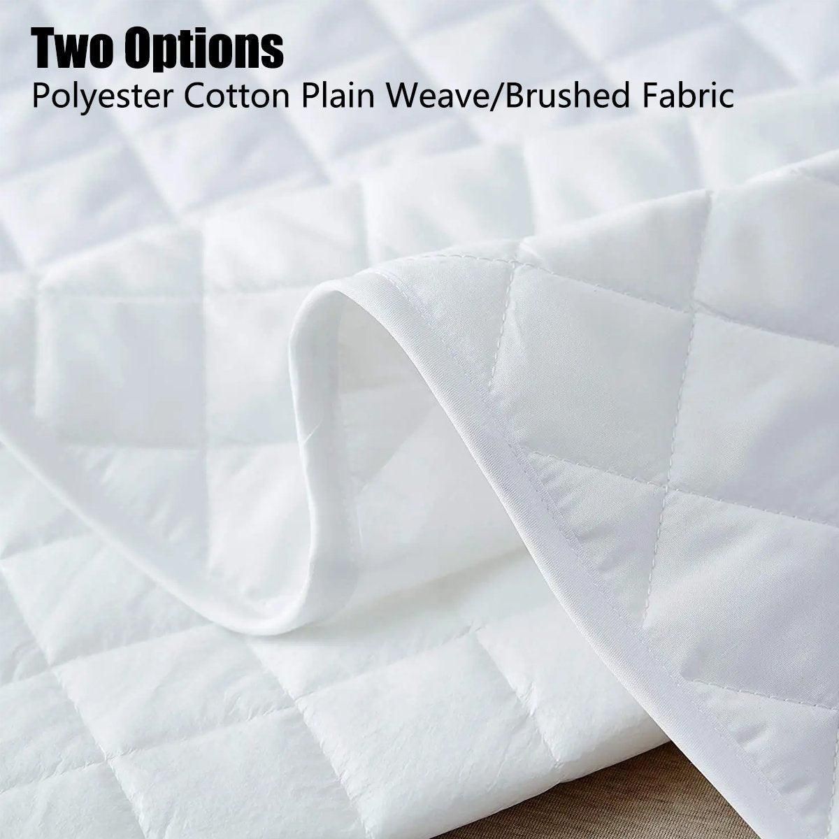 Hotel Mattress Comfort Pads Fabric Bedding Topper Mattress Protectors Cover - 153x203cm-Brushed — image 5