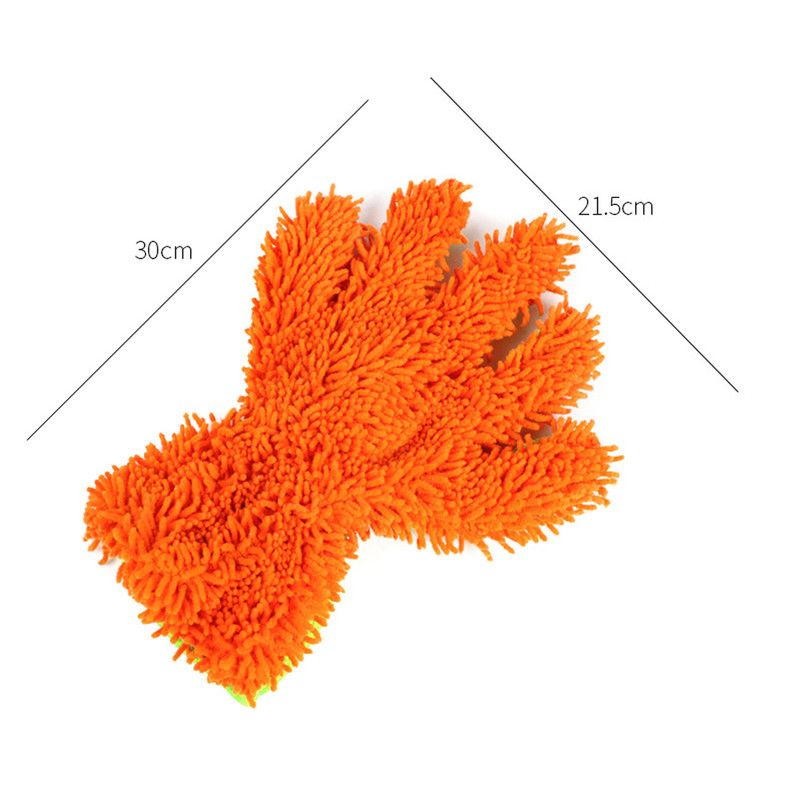 Paint-Safe Coral Fleece Car Cleaning Glove — image 4