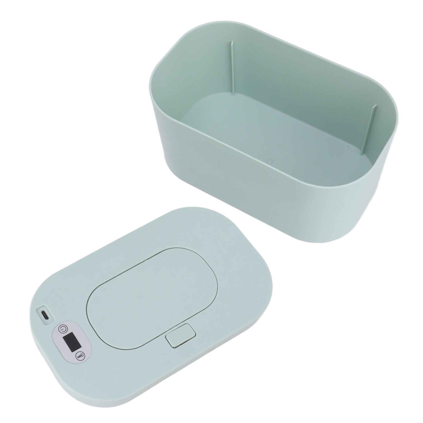 Baby Wipe Warmer USB Constant Temperature Portable Wipe Heater Temperature Adjustment Warm Keeper Dispenser 5V Green — image 3
