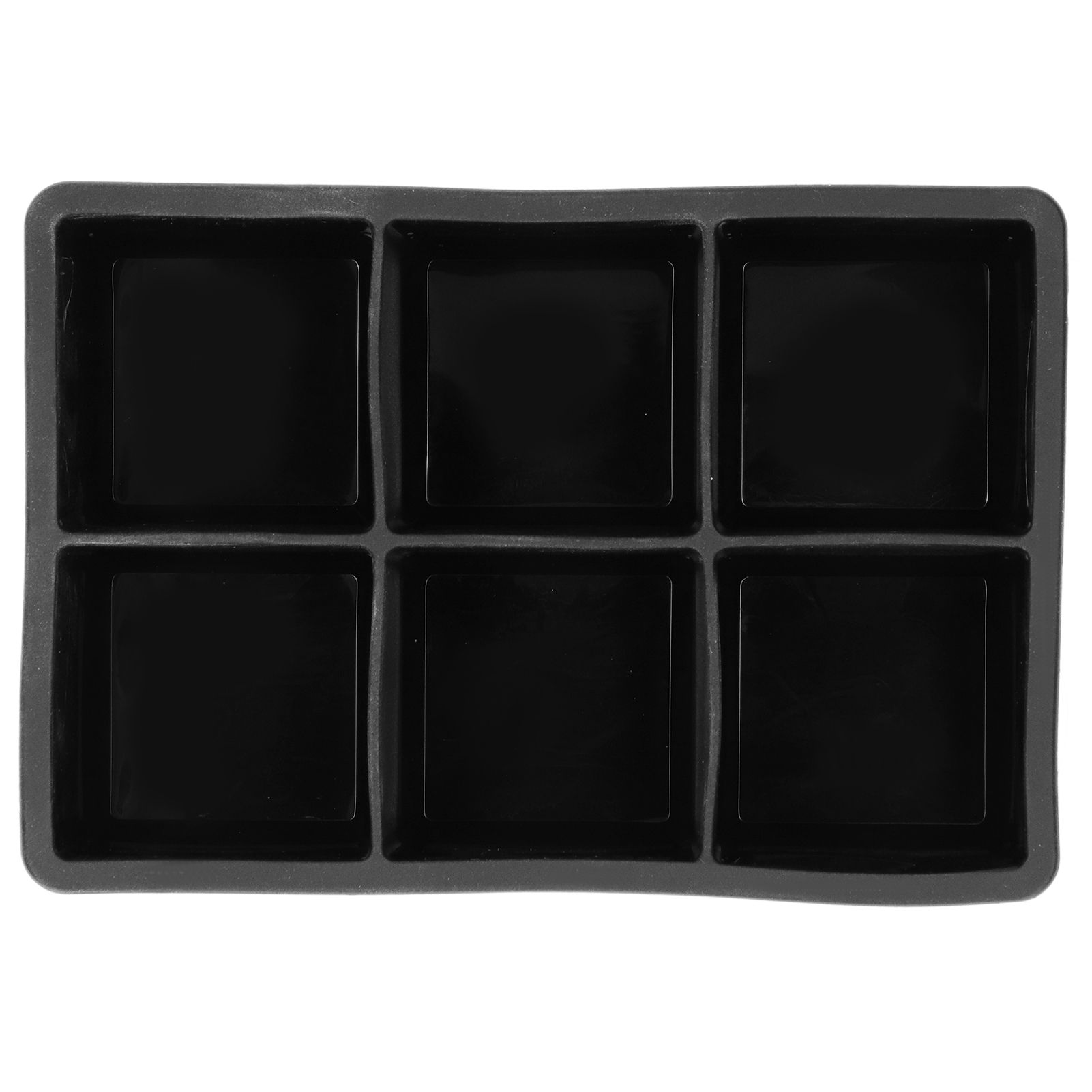 6-Grid Large Ice Cubes Maker Square Ice Cubes Tray Silicone Ice Mold Party Bar Accessories — image 2