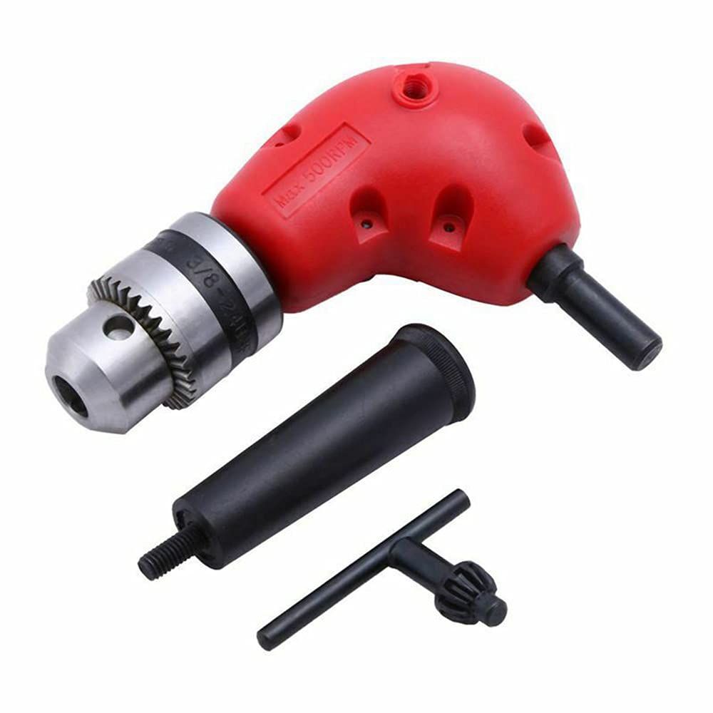 Right Angle Drill AttachmentExtension accessory corner three jaw clamp narrow space maintenance tool — image 3