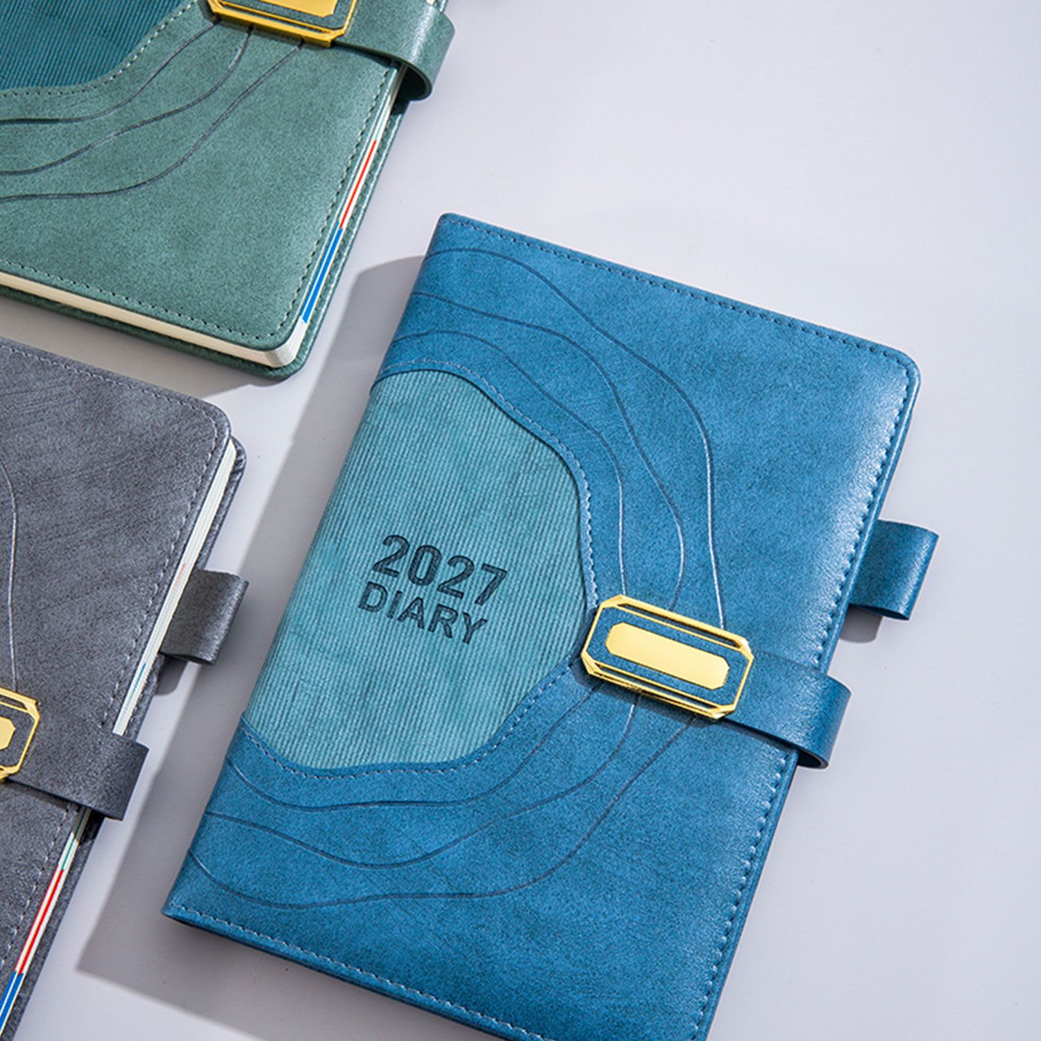 2027 A5 Vintage Annual Planner | Daily Planning + Weekly & Monthly Notes, Academic Style Faux Leather Cover, Efficient Time Management(BRWON) — image 5