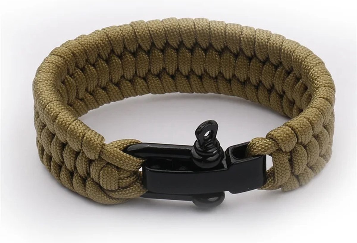 Paracord Survival Bracelet I Extra Strong I Brown — image 5