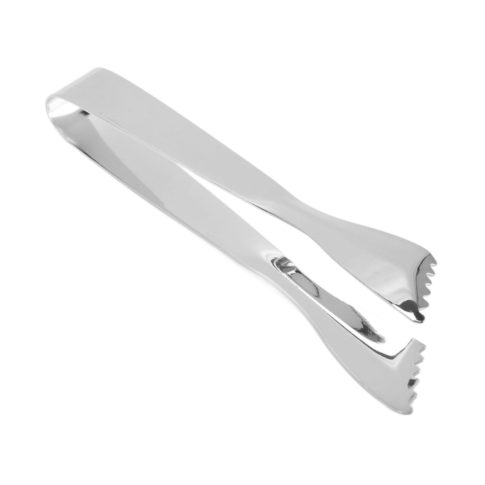 Ice Tongs Food Grade Thicken Stainless Steel Prevents Slipping Sugar Food Tweezers for Home Kitchen Bar Mirror — image 4