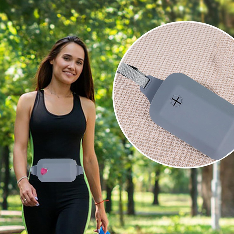 Blue Silicone Pet Treat Pouch for Dog Training - Portable Waist Bag with Waste Bag Holder โ image 3