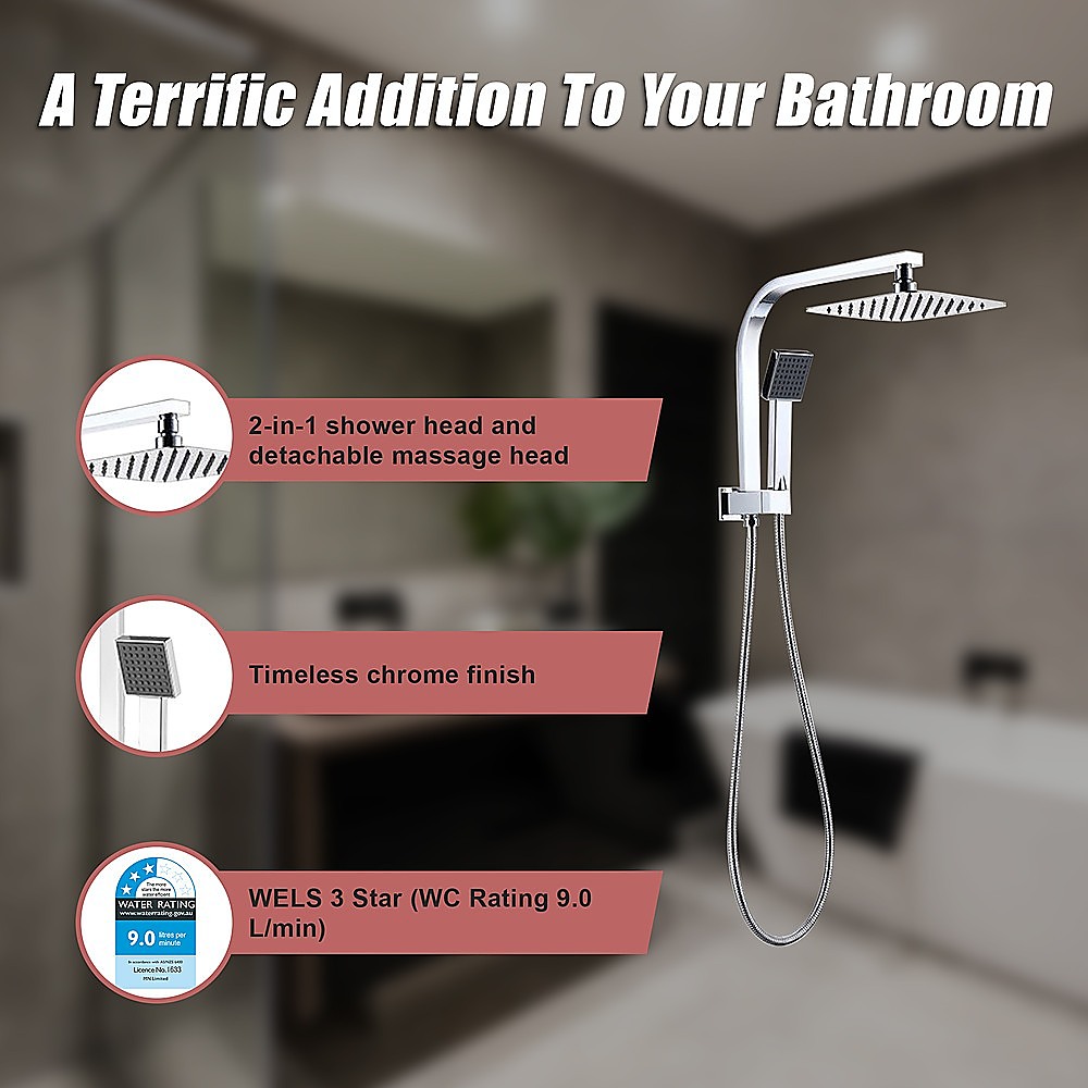 2-in-1 Massage Hand Shower & Head Tap Bathroom Mixer โ image 4
