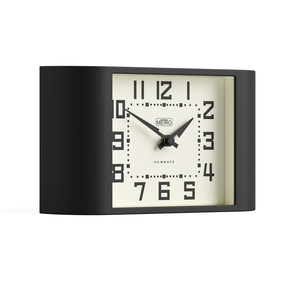 Newgate Mini Metro Mantel Clock-Black — image 3