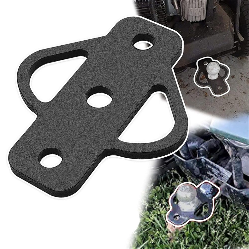 3-Way Hitch Adapter with 3/4″ Hardware Included - Golf Carts Garden Tractors Trailers Lawn Mowers Chains and Tow Straps — image 3